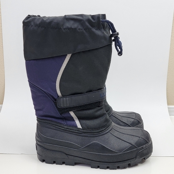 LL Bean Youth Boys Girls Northwoods Snow Winter Boots - 5 - Picture 7 of 14